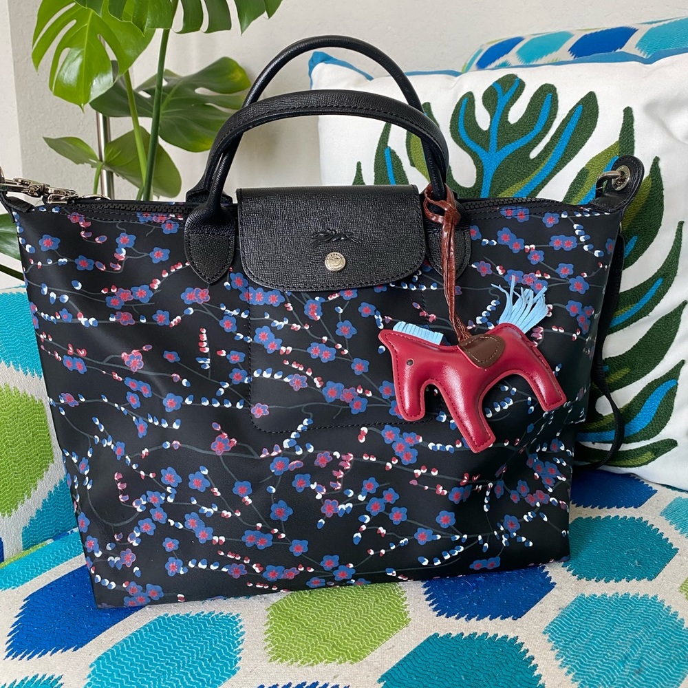 Longchamp bag with charm